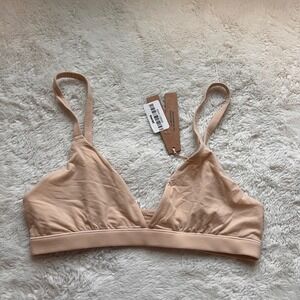 SKIMS Fits Everybody Triangle Bralette Sand Tan BR-TRI-2024 Women's Small NWT